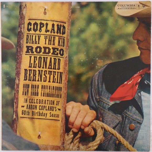 Copland-Leonard Bernstein, New York Philharmonic–Billy The Kid/Rodeo LP Record - Picture 1 of 16